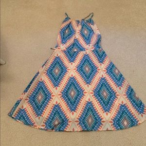 Sleeveless mini dress. Perfect for summer evening!